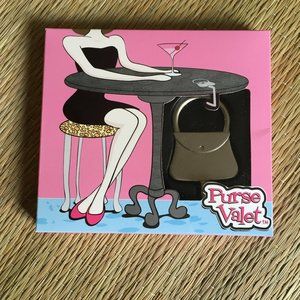 💖4/$25 Purse Holder - Silver Metal